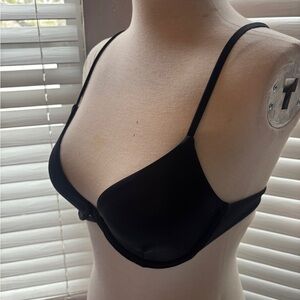 Elegant Black Tricot Women's Swim Bra